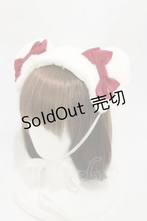 画像: BABY,THE STARS SHINE BRIGHT / くみゃちゃんファーヘッドドレス  オフ H-25-11-05-001-BA-AC-NS-ZH