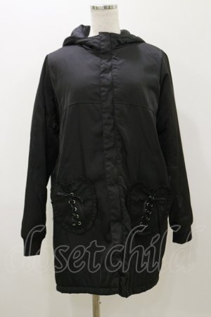 画像: Ank Rouge / ナイロンブルゾン M ブラック H-25-11-05-047-CA-JA-NS-ZH