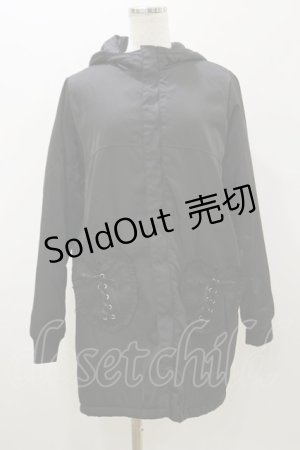 画像: Ank Rouge / ナイロンブルゾン M ブラック H-25-11-05-047-CA-JA-NS-ZH