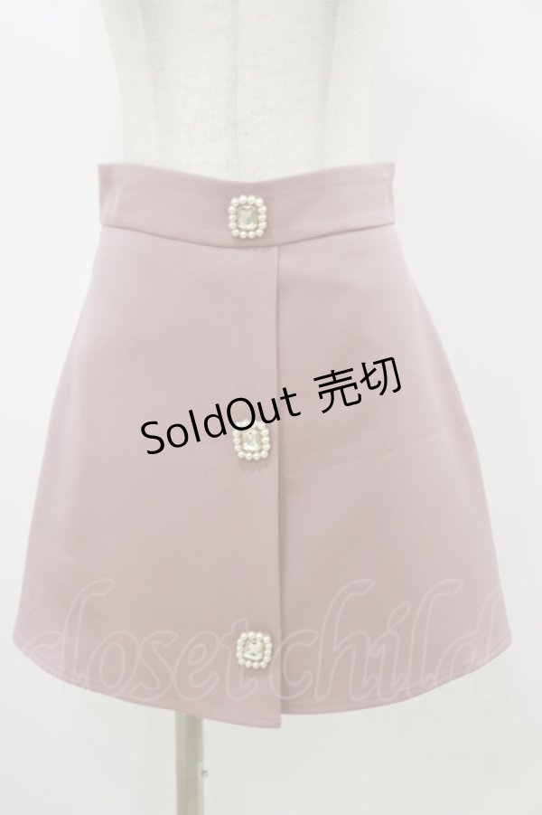 画像1: An MILLE / オリジナルビジュースカート Free ピンク H-25-11-05-048-EL-SK-NS-ZH (1)