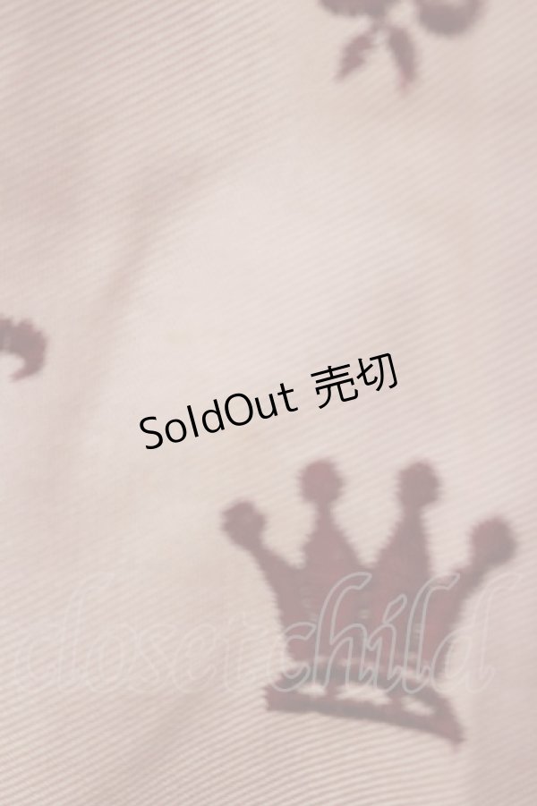 画像4: Innocent World / 王冠とユリ紋章のスカート Free ピンク H-25-11-05-050-IW-SK-NS-ZH (4)