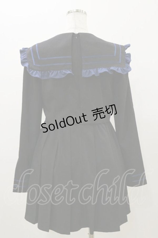 画像2: Jamie エーエヌケー / ミリタリーワンピース M ブラック H-25-11-05-054-LO-OP-NS-ZH (2)