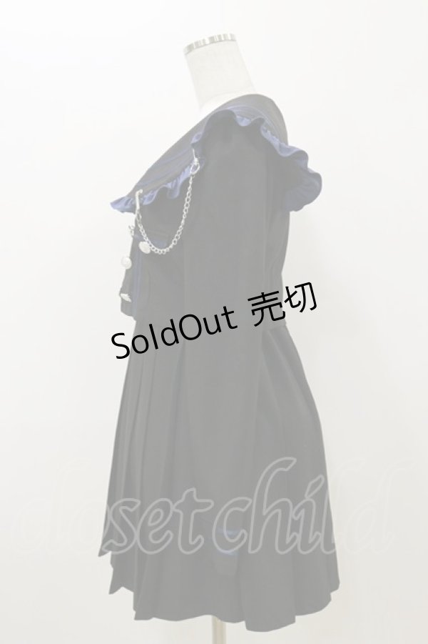 画像3: Jamie エーエヌケー / ミリタリーワンピース M ブラック H-25-11-05-054-LO-OP-NS-ZH (3)