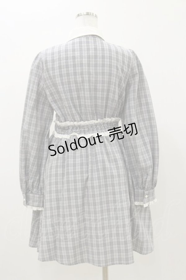 画像2: Ank Rouge / ポケットフリルワンピース M グレー H-25-11-05-058-CA-OP-NS-ZH (2)