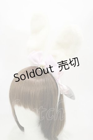 画像: BABY,THE STARS SHINE BRIGHT / うさみみファーカチューシャ  オフ/ピンク H-25-11-05-011-BA-AC-NS-ZH