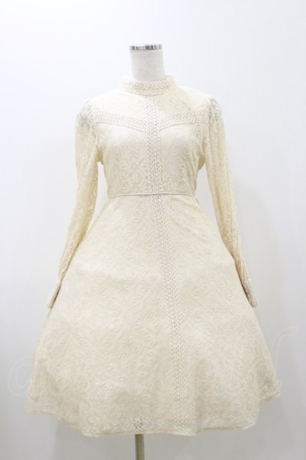 画像1: An MILLE / レースワンピース Free ピンク H-25-11-05-067-EL-OP-NS-ZH (1)