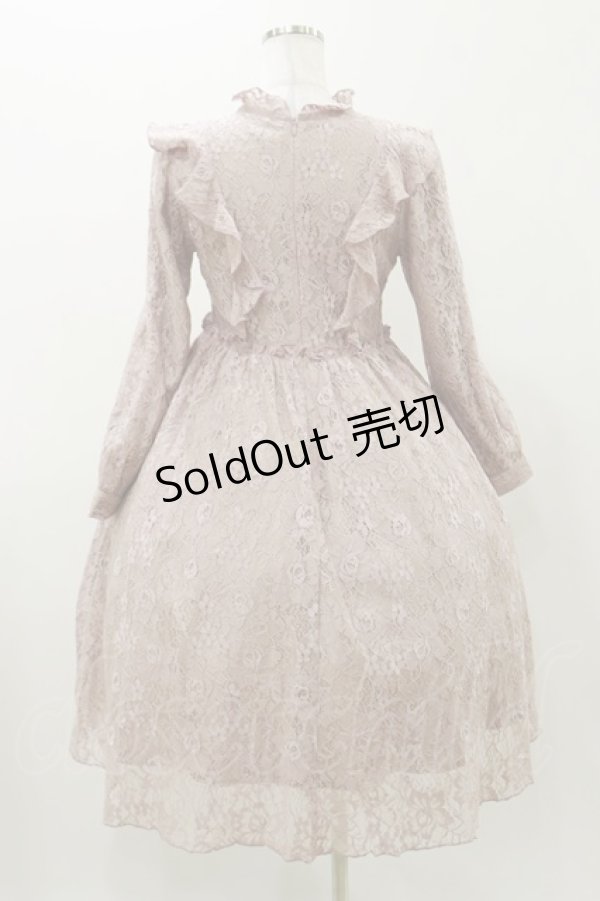 画像2: An MILLE / レースワンピース Free ピンク H-25-11-05-068-EL-OP-NS-ZH (2)