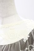 画像4: Innocent World / ラウンドネックローズレースドレス M ショコラ H-25-11-05-072-IW-OP-NS-ZH (4)