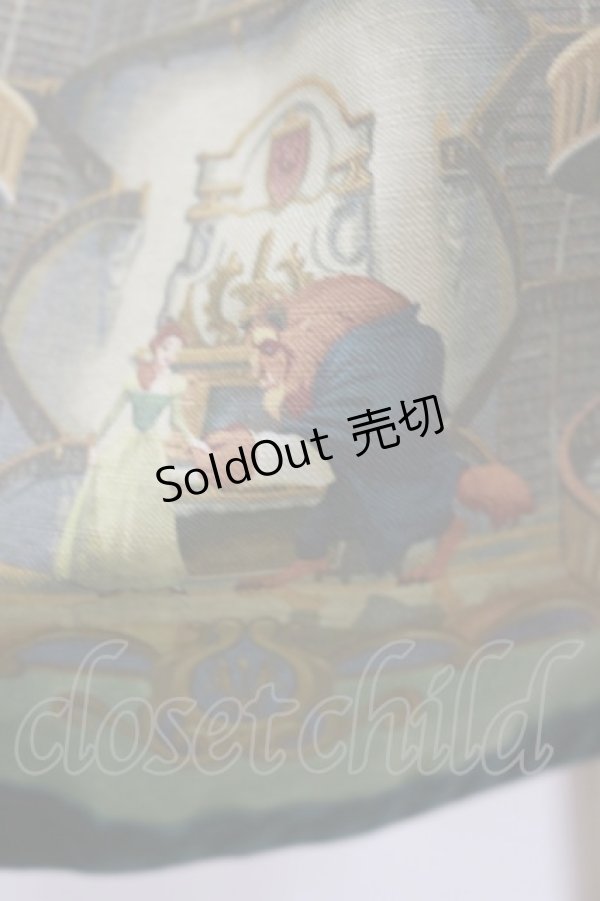 画像4: Secret Honey / 図書館ワンピース(美女と野獣ver) Free グリーン H-25-11-05-074-CA-OP-NS-ZH (4)