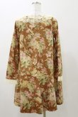 画像2: Fi.n.t / 花柄ワンピース Free Brown H-25-11-05-076-CA-OP-NS-ZH (2)