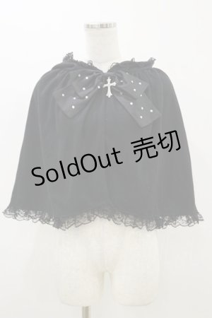 画像: Jamie エーエヌケー / スピンドルうさみみケープ M ブラック H-25-11-05-013-LO-JA-NS-ZH