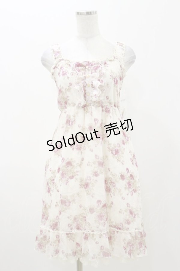 画像1: L'EST ROSE / 花柄ワンピース MT DPピンク H-25-11-05-079-LO-OP-NS-ZH (1)