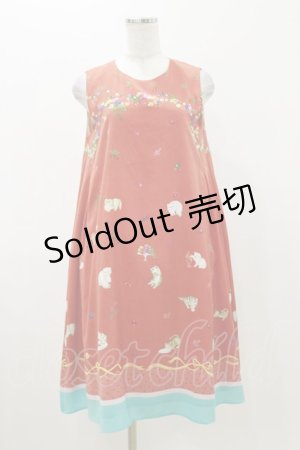 画像: Franche Lippee / オリプリワンピース M レッド H-25-11-05-080-LO-OP-NS-ZH