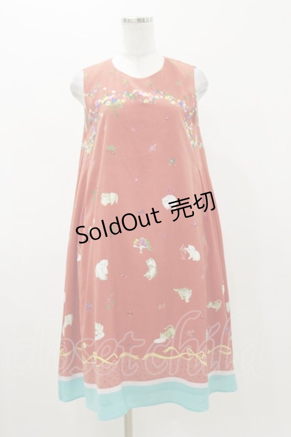 画像1: Franche Lippee / オリプリワンピース M レッド H-25-11-05-080-LO-OP-NS-ZH (1)