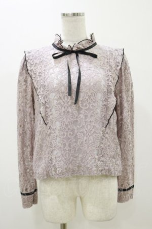 画像: An MILLE / レースブラウス Free ピンク H-25-11-05-015-EL-BL-NS-ZH