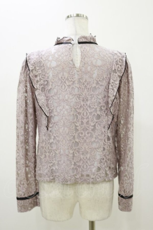 画像2: An MILLE / レースブラウス Free ピンク H-25-11-05-015-EL-BL-NS-ZH (2)