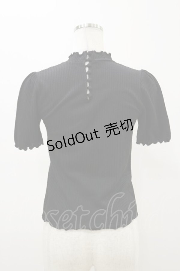 画像2: An MILLE / ハイネックニット Free ブラック H-25-11-05-018-EL-TO-NS-ZH (2)