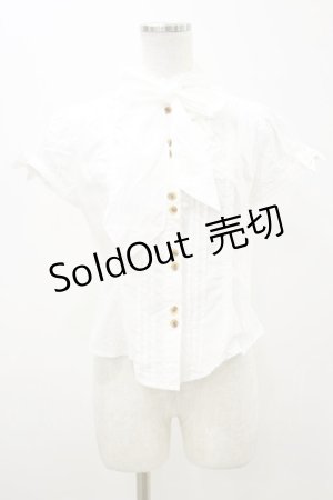 画像: Angelic Pretty / マッドハッターブラウス Free オフ H-25-11-05-021-AP-BL-NS-ZH