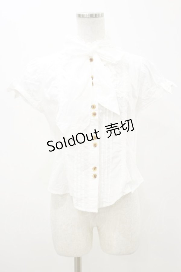 画像1: Angelic Pretty / マッドハッターブラウス Free オフ H-25-11-05-021-AP-BL-NS-ZH (1)