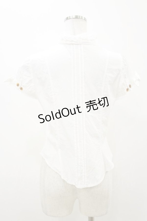 画像2: Angelic Pretty / マッドハッターブラウス Free オフ H-25-11-05-021-AP-BL-NS-ZH (2)