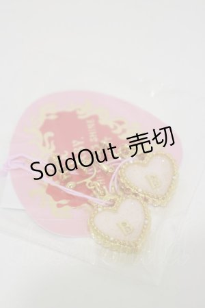 画像: BABY,THE STARS SHINE BRIGHT / HEART TRUMPイヤリング  ゴールド/ピンク H-25-11-05-002-BA-AC-NS-ZH