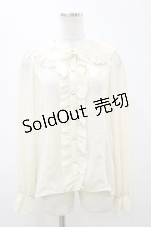 画像: axes femme kawaii / ローズレースブラウス M 生成り H-25-11-05-023-AX-BL-NS-ZH