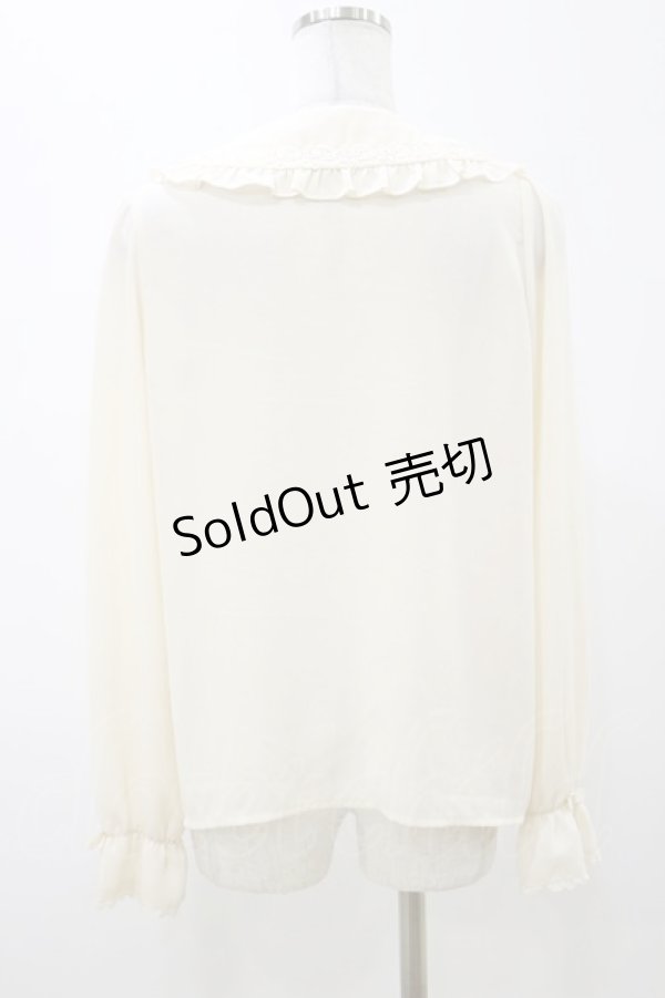 画像2: axes femme kawaii / ローズレースブラウス M 生成り H-25-11-05-023-AX-BL-NS-ZH (2)