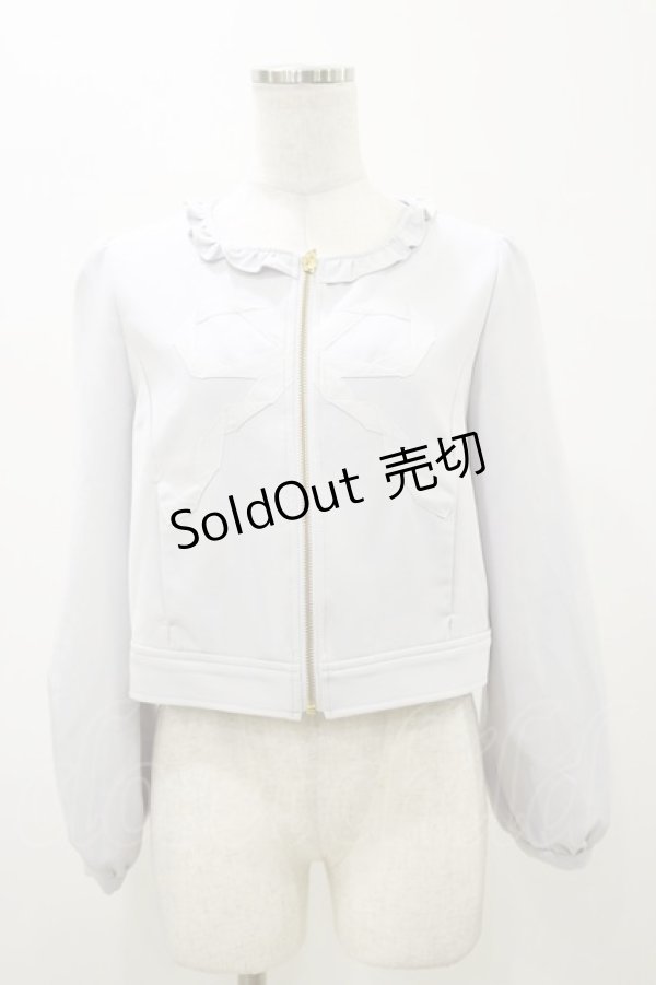 画像1: LODISPOTTO / フリルジャケット M ブルー H-25-11-05-026-LO-JA-NS-ZH (1)