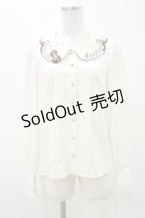 画像: Amavel / Antique Violinブラウス Free アイボリー H-25-11-05-029-CA-BL-NS-ZH