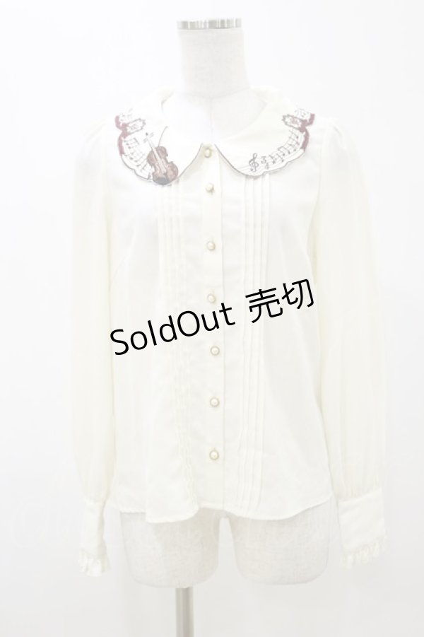 画像1: Amavel / Antique Violinブラウス Free アイボリー H-25-11-05-029-CA-BL-NS-ZH (1)