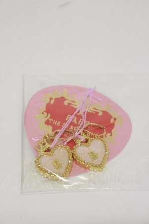 画像: BABY,THE STARS SHINE BRIGHT / HEART TRUMPピアス  ゴールド/ピンク H-25-11-05-004-BA-AC-NS-ZH