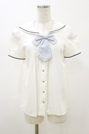 画像: Secret Honey / セーラーブラウス Free オフ H-25-11-05-035-CA-BL-NS-ZH