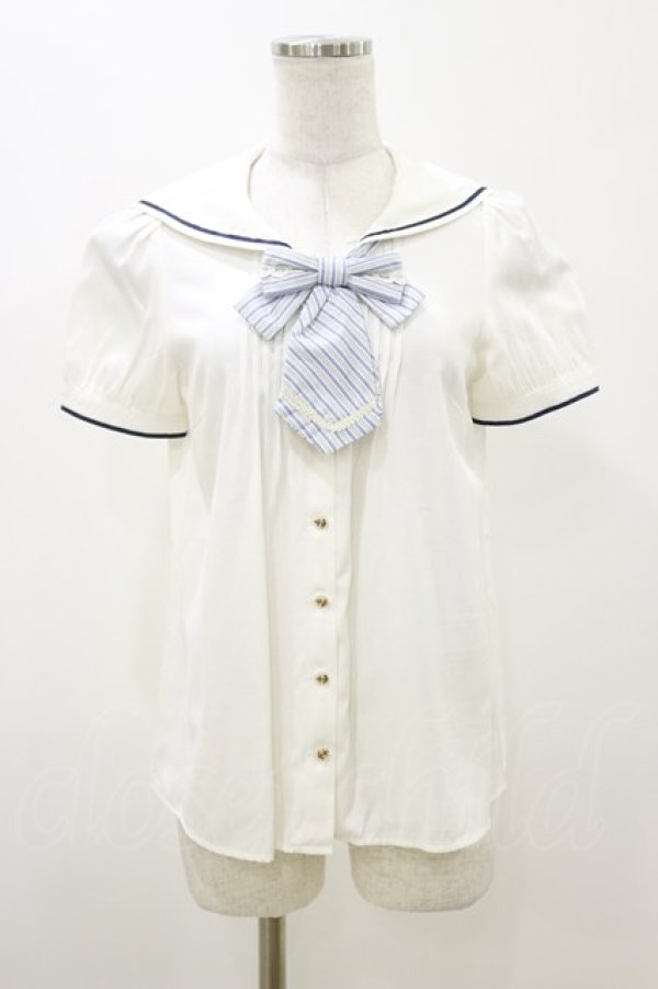 画像1: Secret Honey / セーラーブラウス Free オフ H-25-11-05-035-CA-BL-NS-ZH (1)