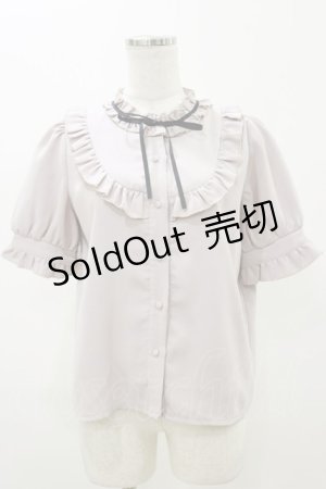 画像: evelyn / フリルリボンブラウス Free ピンク H-25-11-05-037-LO-BL-NS-ZH