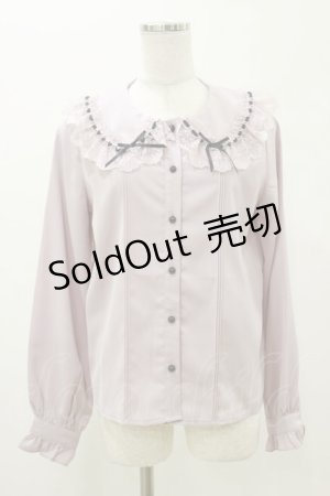 画像: MA*RS / はしごレースブラウス M ピンク H-25-11-05-039-CA-BL-NS-ZH