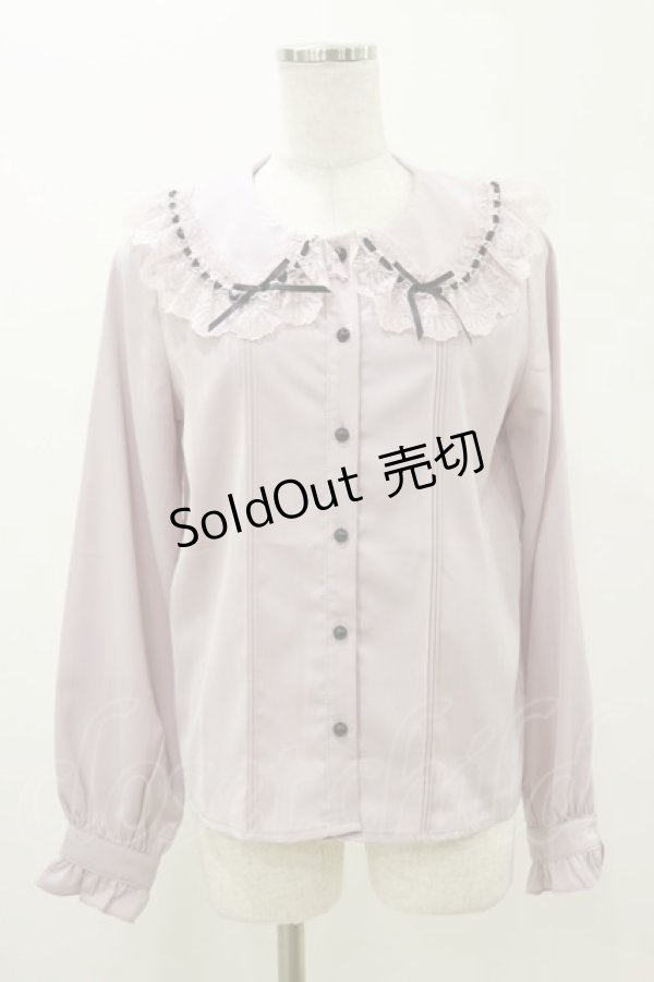 画像1: MA*RS / はしごレースブラウス M ピンク H-25-11-05-039-CA-BL-NS-ZH (1)