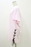 画像3: Honey Cinnamon / サイドレースアップTシャツ Free ピンク H-25-11-05-040-LO-TS-NS-ZH (3)