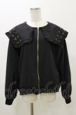 画像1: Rojita / レースアップBIGセーラーブルゾン Free ブラック H-25-11-05-043-LO-JA-NS-ZH (1)
