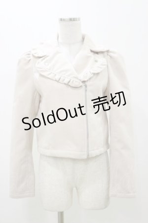 画像: Ank Rouge / ライダースジャケット M ピンク H-25-11-05-044-CA-JA-NS-ZH