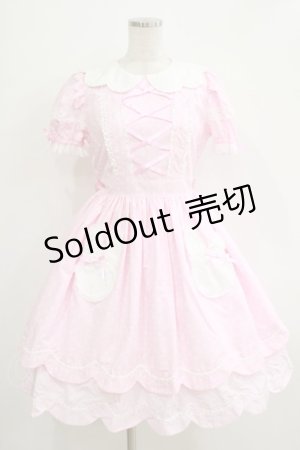 画像: Angelic Pretty / うさぎちゃんポッケワンピース Free ピンク H-25-11-06-001-AP-OP-NS-ZH