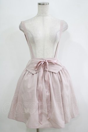 画像: MA*RS / サスペンダーチェックスカート Free ピンク H-25-11-06-028-EL-SK-NS-ZH