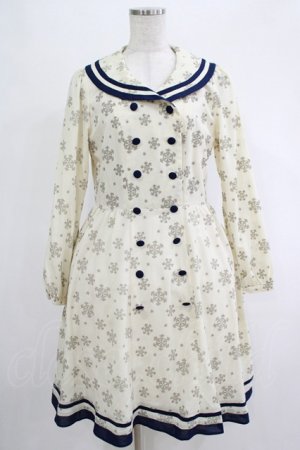 画像: Fi.n.t / 雪の結晶フロッキーワンピース Free IVORY H-25-11-06-030-CA-OP-NS-ZH