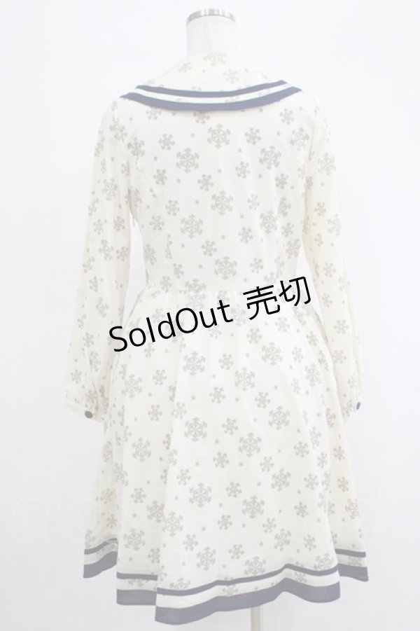 画像3: Fi.n.t / 雪の結晶フロッキーワンピース Free IVORY H-25-11-06-030-CA-OP-NS-ZH (3)