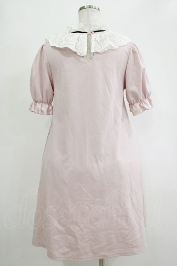 画像3: Ank Rouge / コットンレースカラーカットワンピース M ピンク H-25-11-06-032-CA-OP-NS-ZH (3)