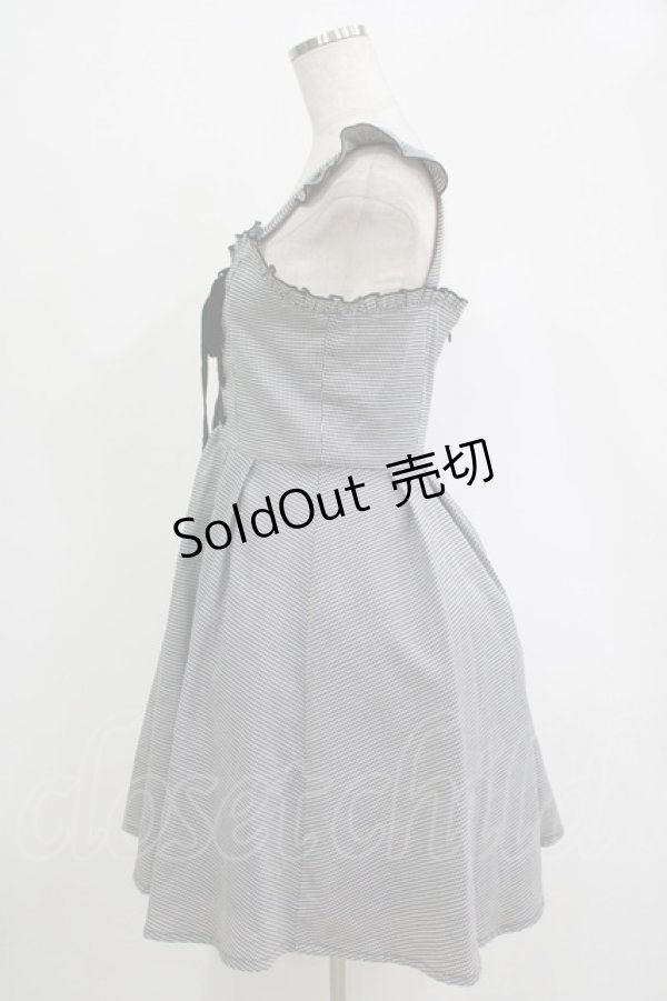 画像2: Ank Rouge / 千鳥柄レースアップジャンスカ M ブラック H-25-11-06-033-CA-OP-NS-ZH (2)