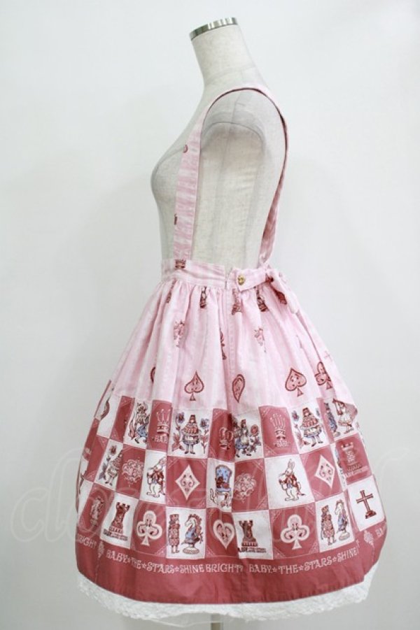画像2: BABY,THE STARS SHINE BRIGHT / チェスアリス〜あの日の私の宝物〜柄スカート Free ピンク H-25-11-06-003-BA-SK-NS-ZH (2)