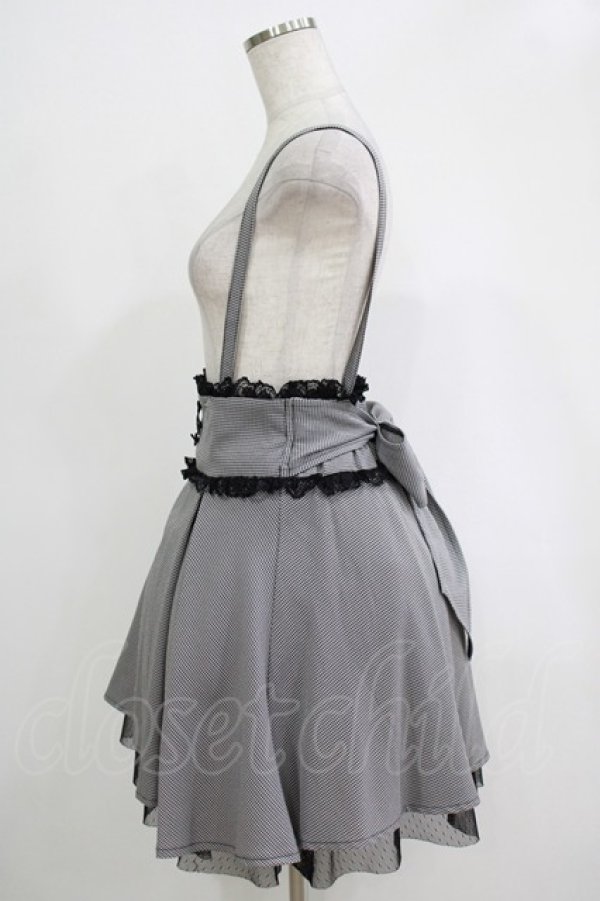 画像2: MA*RS / バックリボンフレアジャンスカ Free ブラック H-25-11-06-034-EL-SK-NS-ZH (2)