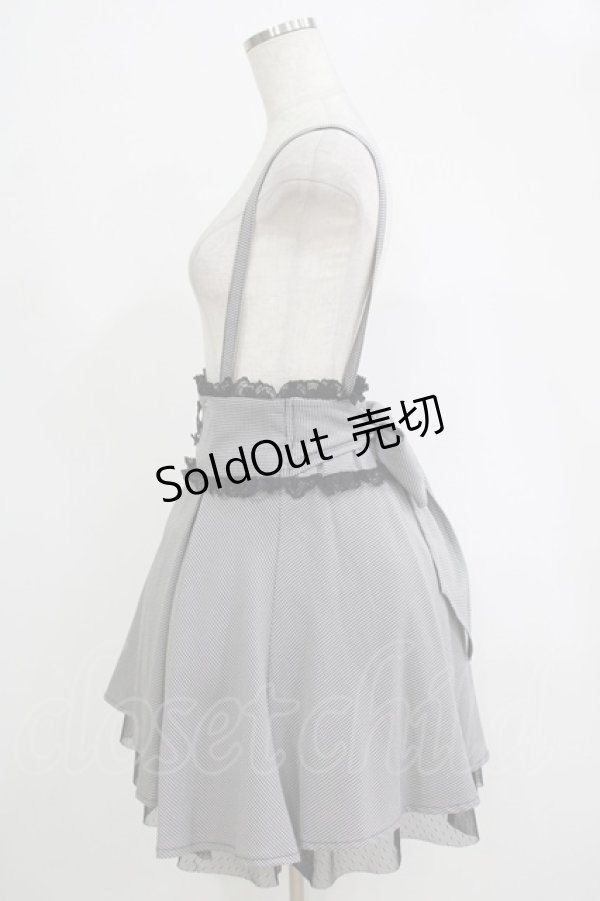 画像2: MA*RS / バックリボンフレアジャンスカ Free ブラック H-25-11-06-034-EL-SK-NS-ZH (2)