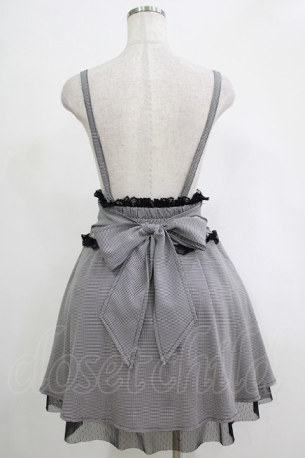 画像3: MA*RS / バックリボンフレアジャンスカ Free ブラック H-25-11-06-034-EL-SK-NS-ZH (3)