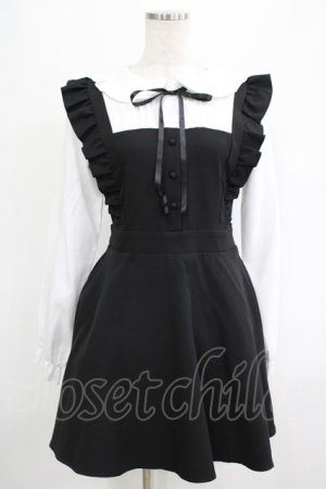 画像: MA*RS / ヨーク切替ワンピース Free ブラック H-25-11-06-042-EL-OP-NS-ZH